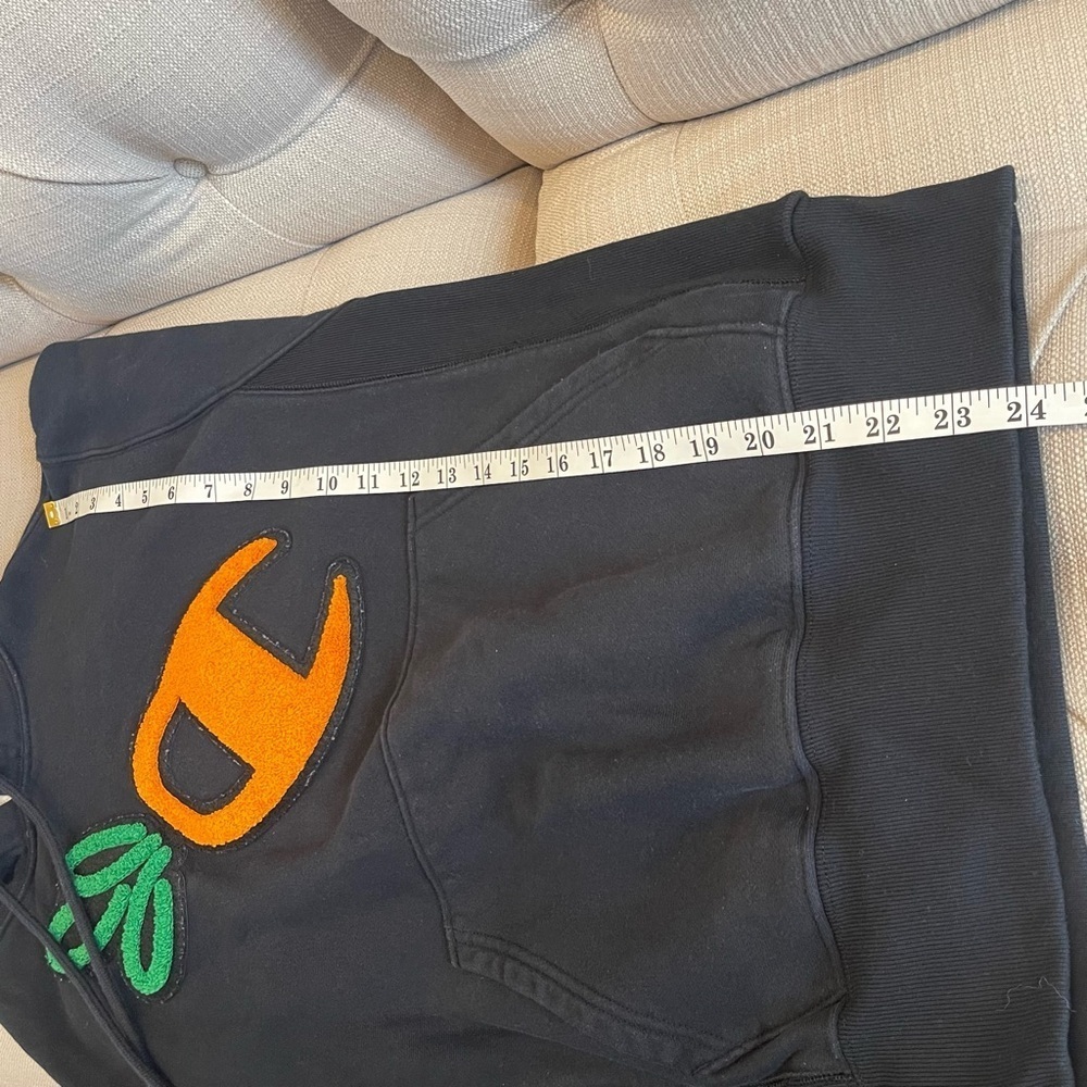 Champion Carrots Reverse Weave Pullover Men's Size S Black Big C Logo - Picture 11 of 12